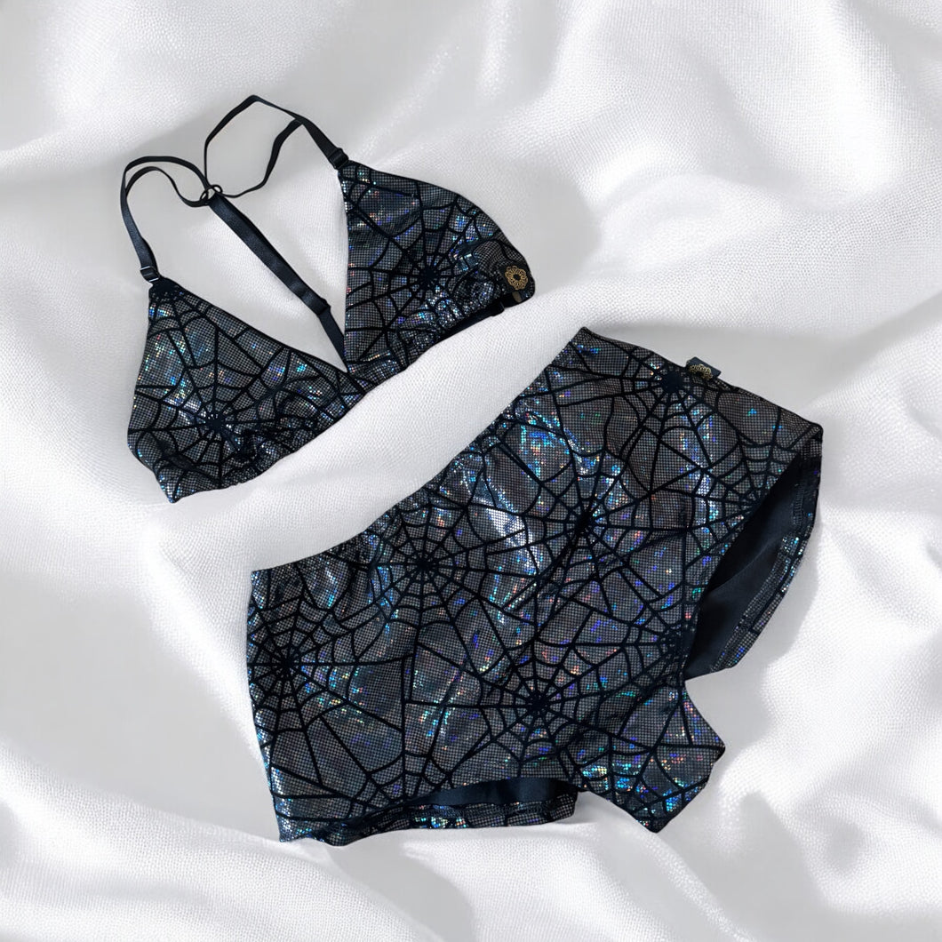 Spider Glam Set- BLACK